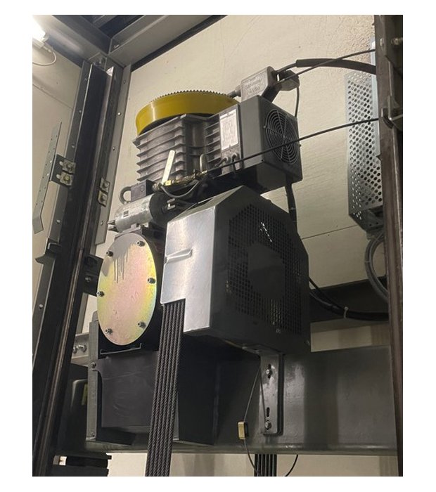 Before — geared machine