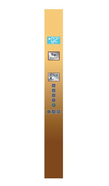 Full-height column · X25 gold