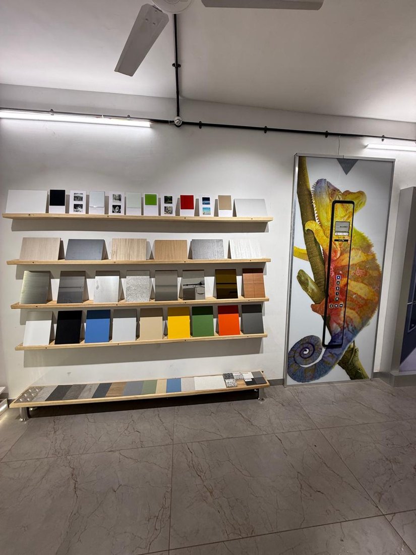 The Interior Studio — sample shelves