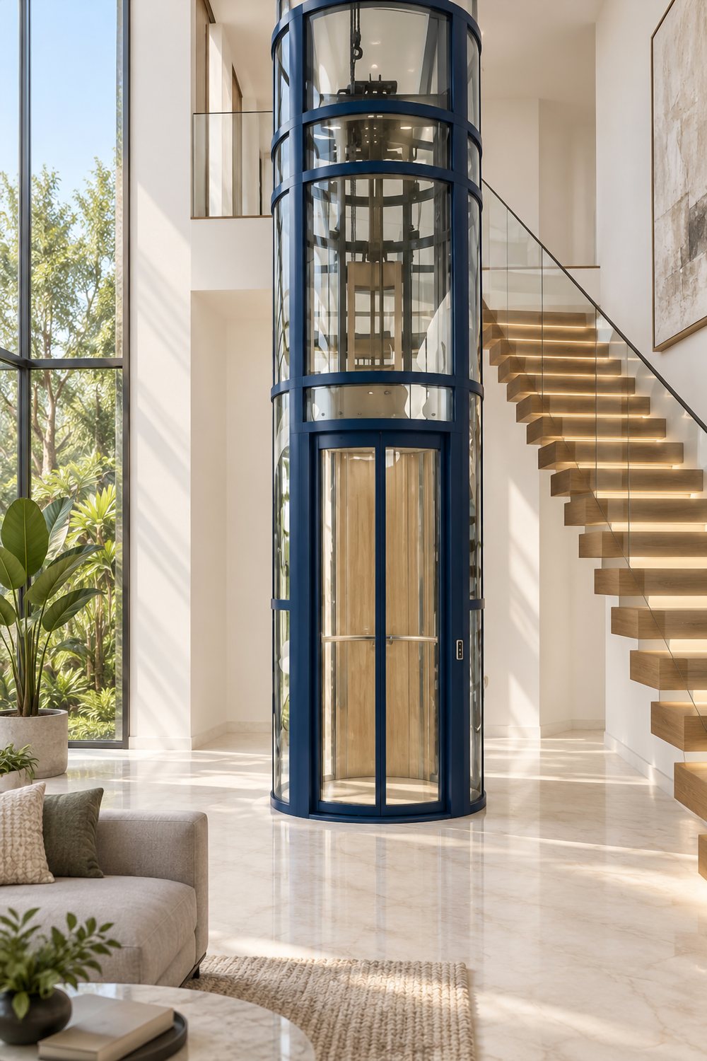 X1 Halo round panoramic lift